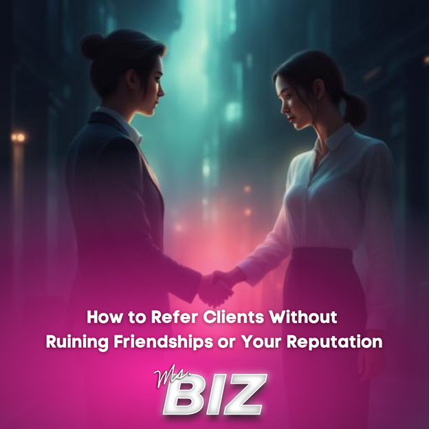 Refer clients without damaging relationships or reputation