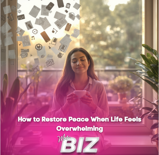 Restore peace when life and business feel overwhelming