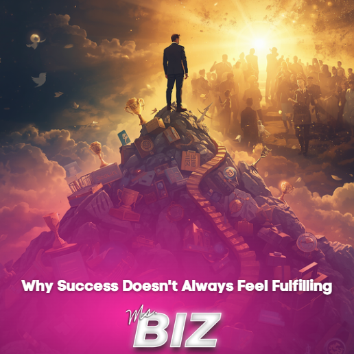 Success doesn't always feel fulfilling despite achievements